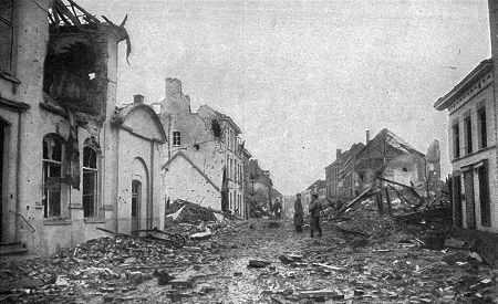 Flandern 1914: Dixmuiden nach der Einnahme durch die Deutschen