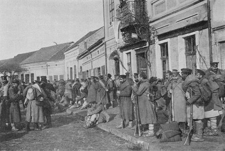 Der 1. Weltkrieg: Bulgarische Truppen in Leskovac 