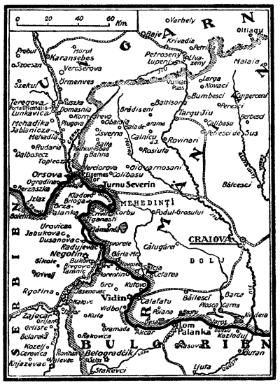 Karte zum Ersten Weltkrieg