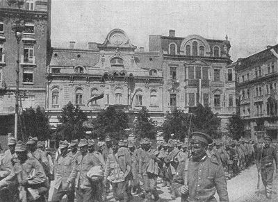 Gefangene Rumänen in Sofia 