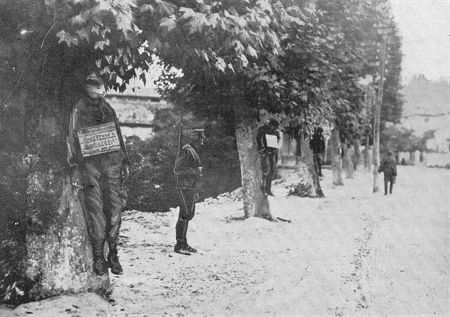 Der 1.  Weltkrieg: Durch österreich-ungarische Truppen gefangene und hingerichtete tschechische Legionäre