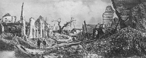 Der 1. Weltkrieg: Die Ruinen von Cherisy 