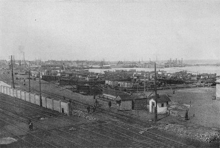 Der 1. Weltkrieg: Der Hafen von Odessa nach der Besetzung durch die Mittelmächte